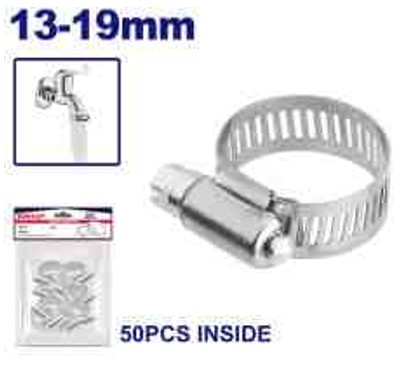 American Type Hose Clamp 13–19mm 8mm Band Stainless/Carbon Steel